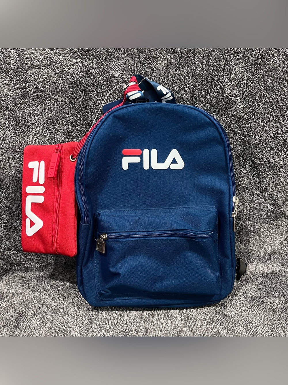 Fila Arlene 2pc set mini backpack navy blue unisex